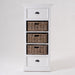 NovaSolo Halifax Grand Storage Tower Unit with Basket Set CA589L