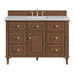 Lorelai 48" Single Vanity, Light Natural Oak, w/ 3 CM Siberian Silestone Top