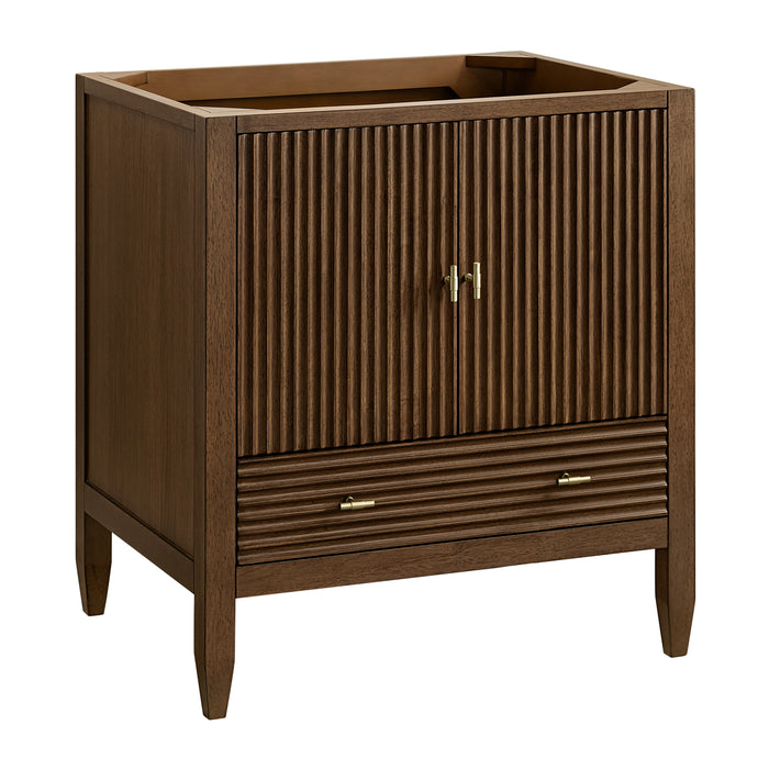 Myrrin 30" Single Vanity Cabinet, Mid-Century Walnut