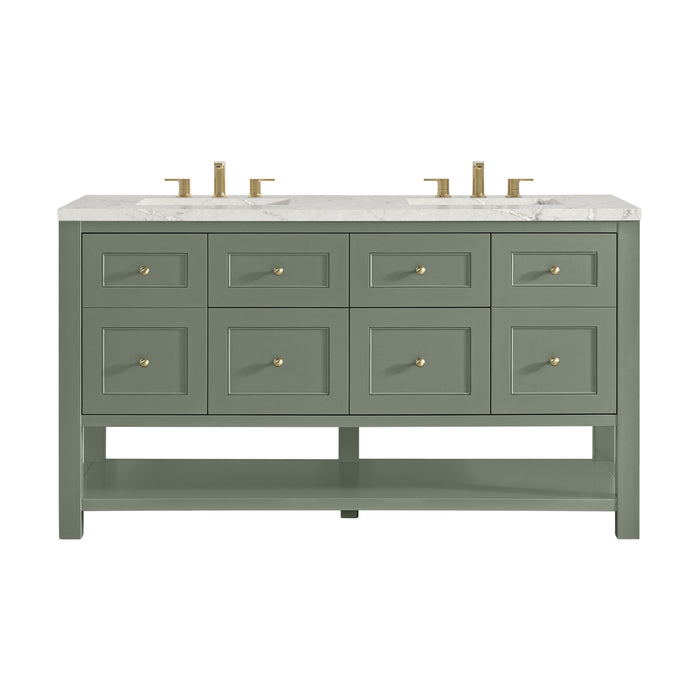 Breckenridge 60" Double Vanity, Light Natural Oak