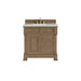 Brookfield 36" Single Vanity, Pecan, w/ 3 CM Siberian Silestone Top
