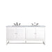 James Martin Athens 72" Double Bathroom Vanity