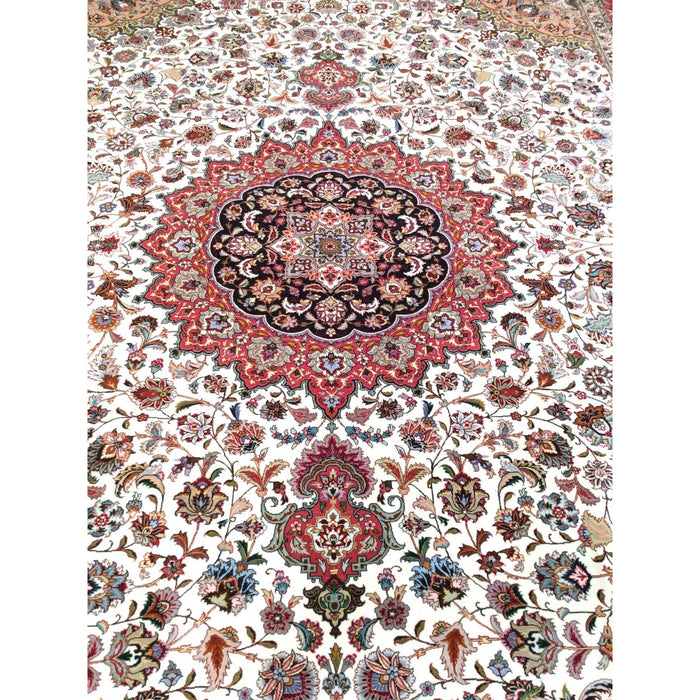 Pasargad Home Baku Colletion Hand-Knotted Silk & Wool Area Rug- 9'11" X 13' 0" 27191