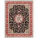 Pasargad Home Baku Collection Hand-Knotted Silk & Wool Area Rug- 9'10" X 13' 6" 27215