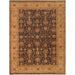 Pasargad Home Baku Collection Hand-Knotted Lamb's Wool Area Rug- 8' 10" X 11' 8" P-701 BLACK 9X12