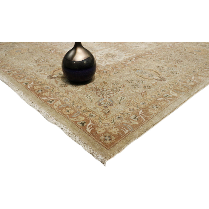 Pasargad Home Baku Collection Hand-Knotted Lamb's Wool Area Rug- 9' 2" X 12' 1" PP-1 9X12
