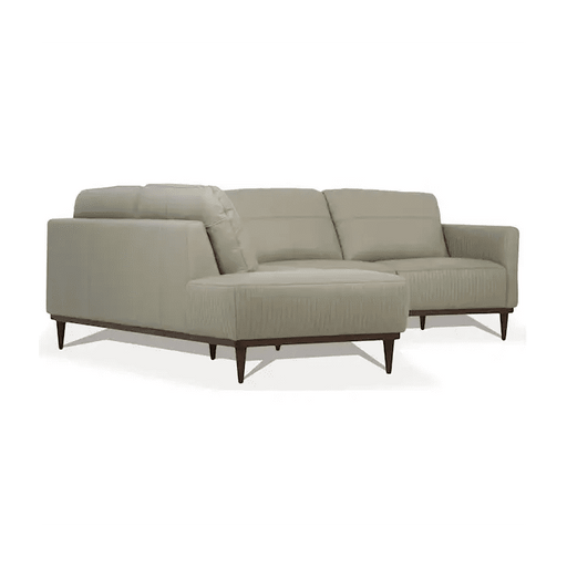 Acme Furniture Tampa Sectional - Lf Chaise in Airy Green Leather 54996LCHA