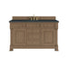 Brookfield 60" Single Vanity, Honey Oak, w/ 3 CM Tajnar Eclos Top