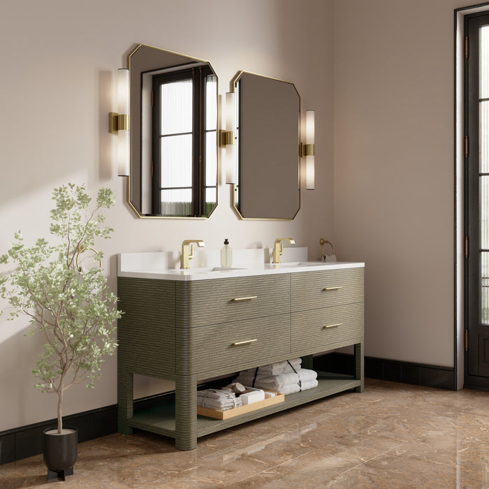 James Martin Vanities Lucian 72" Double Vanity
