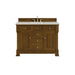 Brookfield 48" Single Vanity, Honey Oak w/ 3 CM Charcoal Soapstone Silestone Top