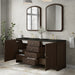 James Martin Vanities Gracyn 72" Double Vanity