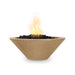 The Outdoor Plus 48" Cazo GFRC Fire Bowl Match Lit with Flame Sense | Natural Gas