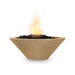 The Outdoor Plus 48" Cazo GFRC Fire Bowl Match Lit | Liquid Propane
