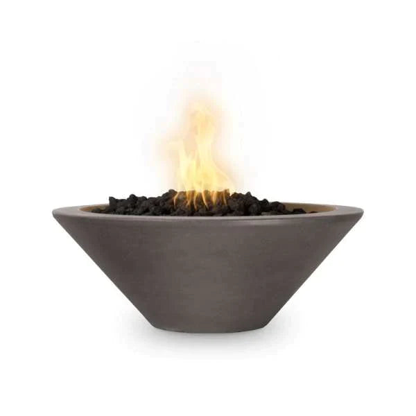 The Outdoor Plus 48" Cazo GFRC Fire Bowl Match Lit | Liquid Propane