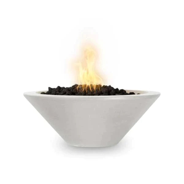 The Outdoor Plus 48" Cazo GFRC Fire Bowl Match Lit | Liquid Propane