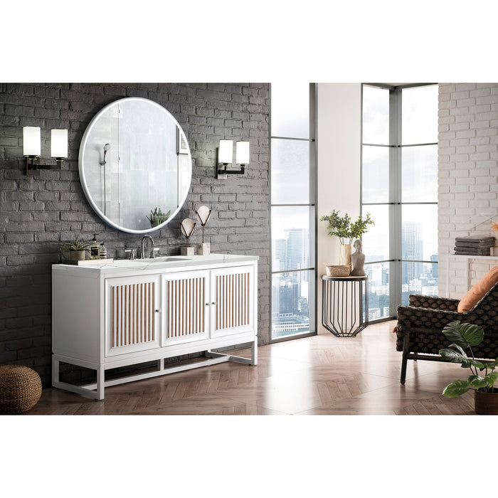James Martin Vanities Athens 60" Single Bathroom Vanity