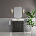 James Martin Brookfield 36" Single Bathroom Vanity in Black Onyx, shown in a bathroom setting