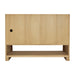 Solene 48" Single Vanity, Seaside Oak, w/ 3 CM Eternal Jasmine Pearl Silestone Top w/ FreePower Wireless Charger