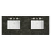 60" Double Top, 3CM Phantome Eclos w/ Sink