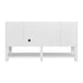 Breckenridge 60" Single Vanity, Serenity Blue, w/ 3 CM Victorian Silver Quartz Top