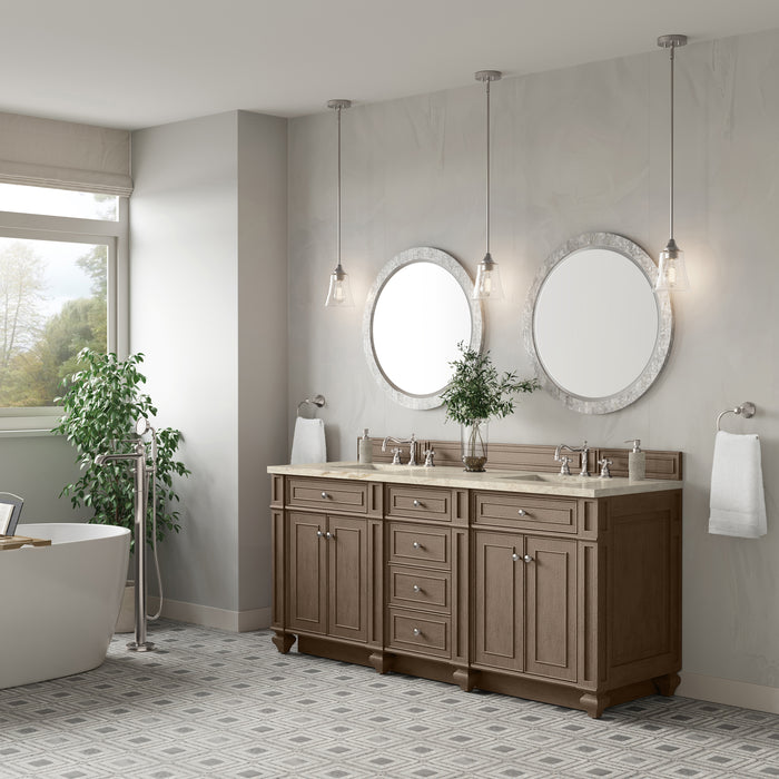 James Martin Vanities Bristol 72" Double Vanity