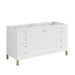 Chicago 60" Double Vanity, Glossy White