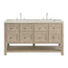Breckenridge 60" Double Vanity, Serenity Blue, w/ 3 CM Phantome Eclos Top