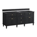 Lorelai 72" Double Vanity, Mid-Century Walnut, w/ 3 CM Tajnar Eclos Top