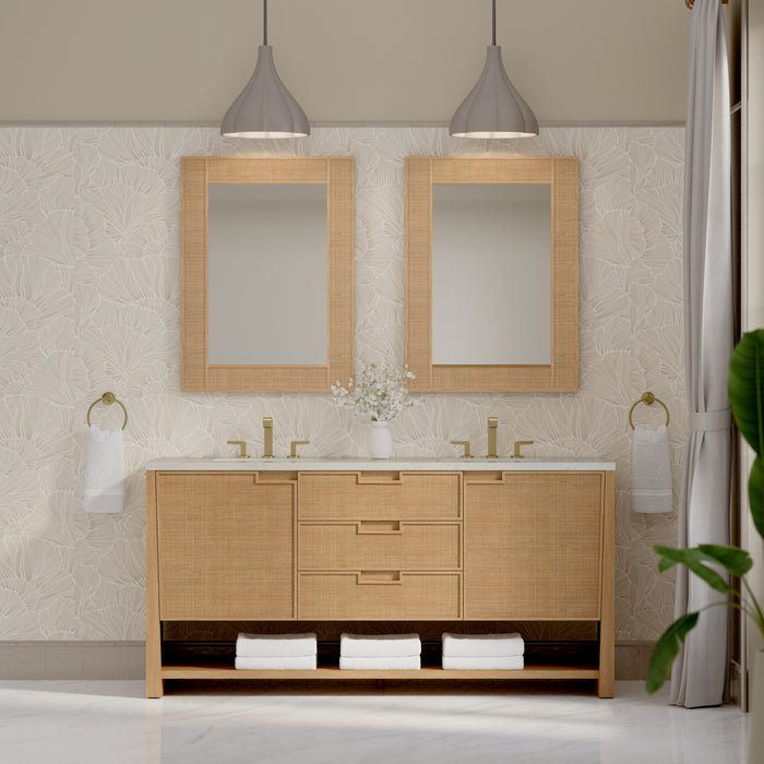James Martin Vanities Solene 72" Double Vanity