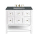 Breckenridge 36" Single Vanity, Bright White w/ 3 CM Parisien Bleu Top