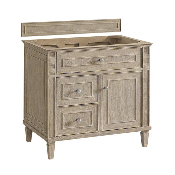 Lorelai 36" Single Vanity, Whitewashed Oak