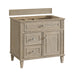 Lorelai 36" Single Vanity, Whitewashed Oak