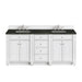 Bristol 72" Double Vanity, Bright White, w/ 3 CM Phantome Eclos Top