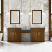 James Martin Vanities Bellshire 96" Dual Vanity Set with 24" Make-Up Counter