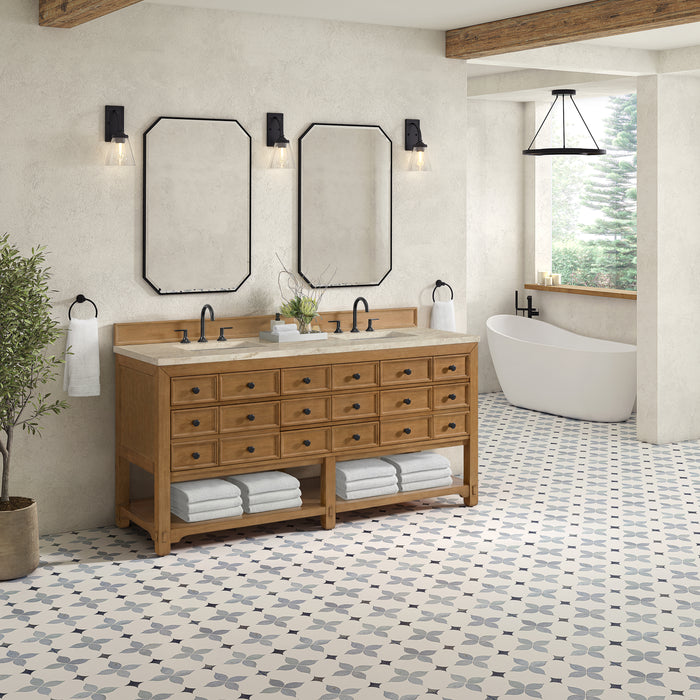 James Martin Vanities Malibu 72" Double Vanity