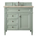 Brittany 36" Single Vanity, Sage Green, w/ 3 CM Tajnar Eclos Top