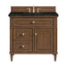 Lorelai 36" Single Vanity, Mid-Century Walnut, w/ 3 CM Phantome Eclos Top