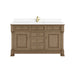 Brookfield 60" Single Vanity, Honey Oak, w/ 3 CM Phantome Eclos Top