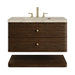Allamari 36" Single Vanity, Sable w/ 3 CM Tajnar Eclos Top