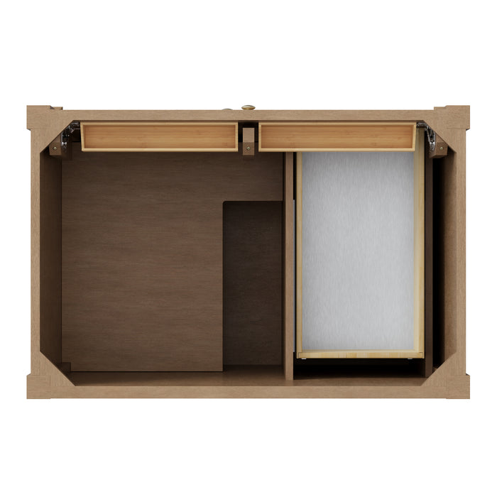 Brittany 36" Single Vanity Cabinet, Pecan