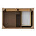 Brittany 36" Single Vanity Cabinet, Pecan