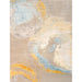 Pasargad Home Modern Collection Hand-Knotted Silk & Wool Area Rug-10' 2" X 14' 2", Beige/Grey PA-9 10x14