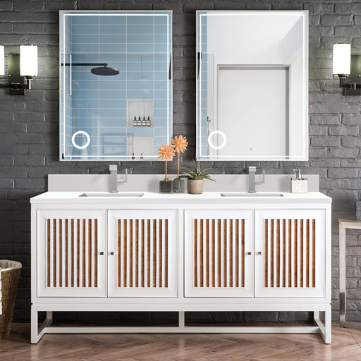 James Martin Vanities Athens 72" Double Bathroom Vanity