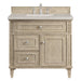 Lorelai 36" Single Vanity, Whitewashed Oak, w/ 3 CM Siberian Silestone Top