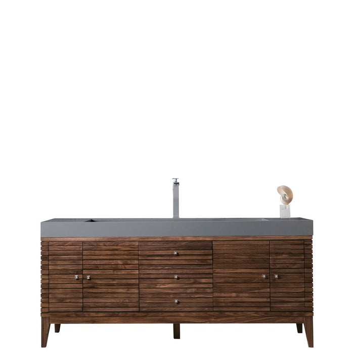 James Martin Vanities Linear 72" Single Bathroom Vanity