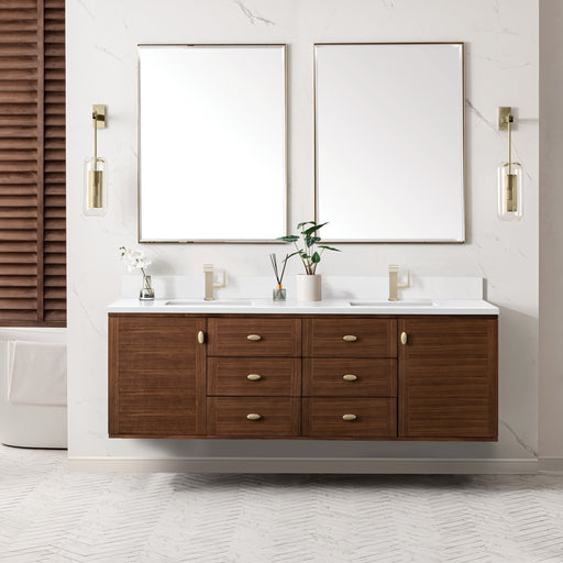 James Martin Vanities Amberly 72" Double Bathroom Vanity