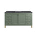 James Martin Vanities Chicago 60" Single Vanity
