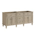 James Martin Vanities Lorelai 72" Double Vanity