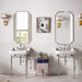 James Martin Wellington 24" Single Console Single Sink w/ Chrome Finish Stand