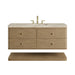 Allamari 48" Single Vanity, Dune Mist w/ 3 CM Tajnar Eclos Top w/FreePower Wireless Charger
